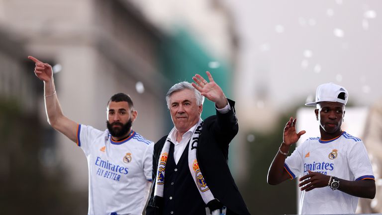 Превърналият се в легенда треньор на Реал Мадрид Карло Анчелоти