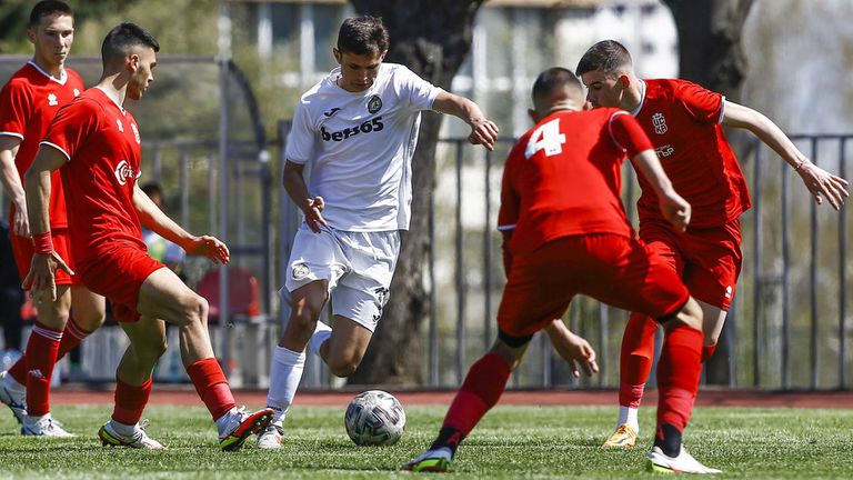  Славия (U18) 2:0 ЦСКА 1948 (U18), скаут на Барса в 