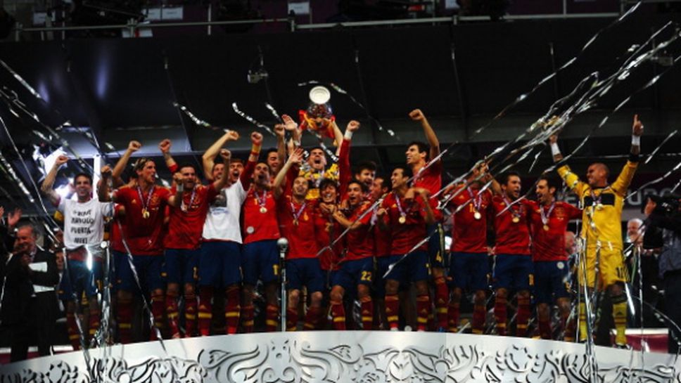Испания доминира в европейския футбол в последното десетилетие