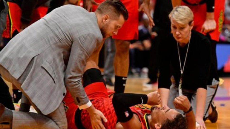 Янис не игра, но Милуоки прегази Атланта, Трей Йънг се контузи