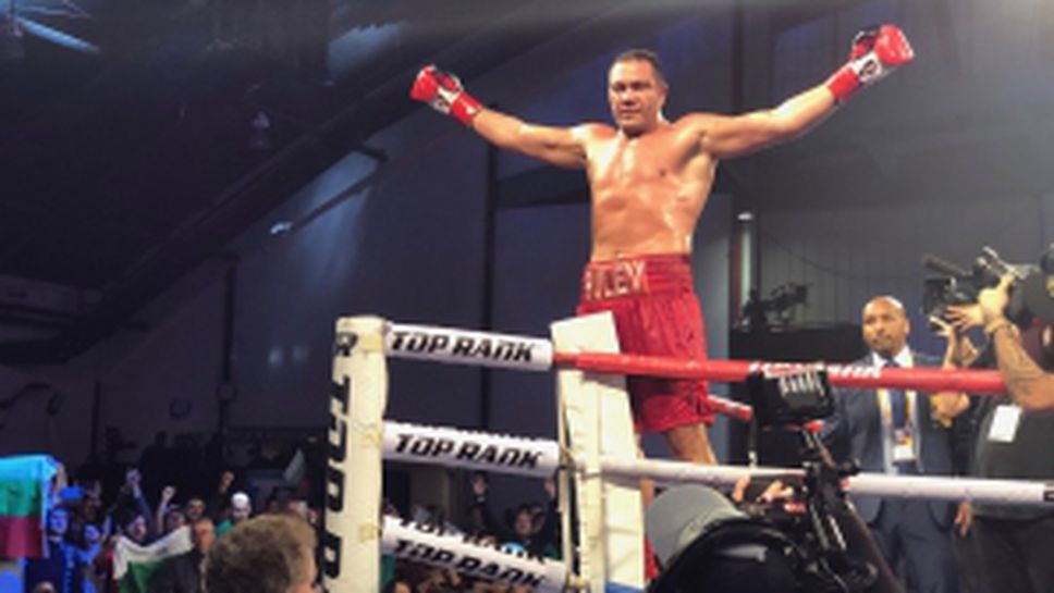 Кървава победа с нокаут за Кубрат Пулев