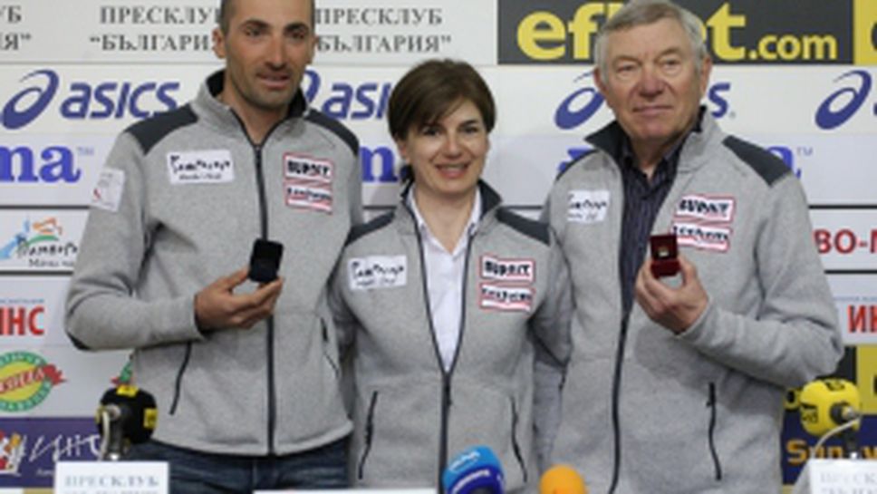 Владимир Илиев и Николай Захаров - спортист и треньор на месец Март