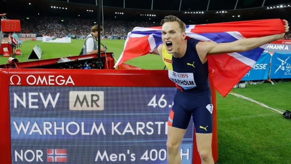 Вархолм и Клостерхалфен са най-добрите атлети в Европа за август