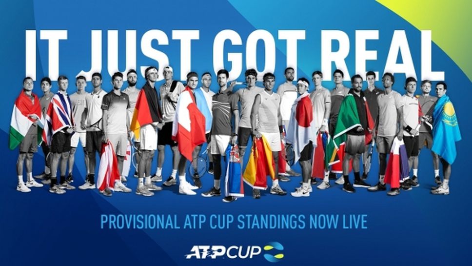 Ясен е жребият за ATP Cup 2020