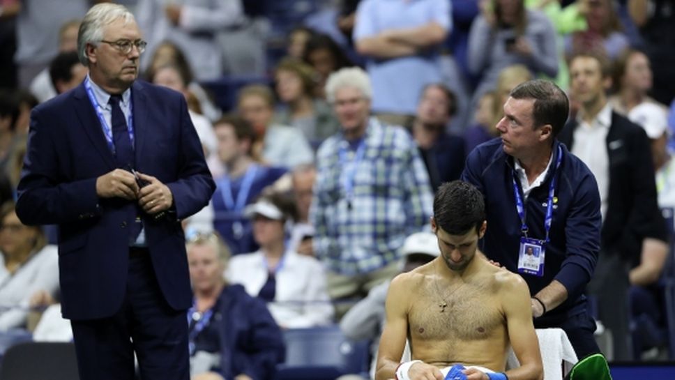 Джокович с нетрадиционен метод за възстановяване в US Open