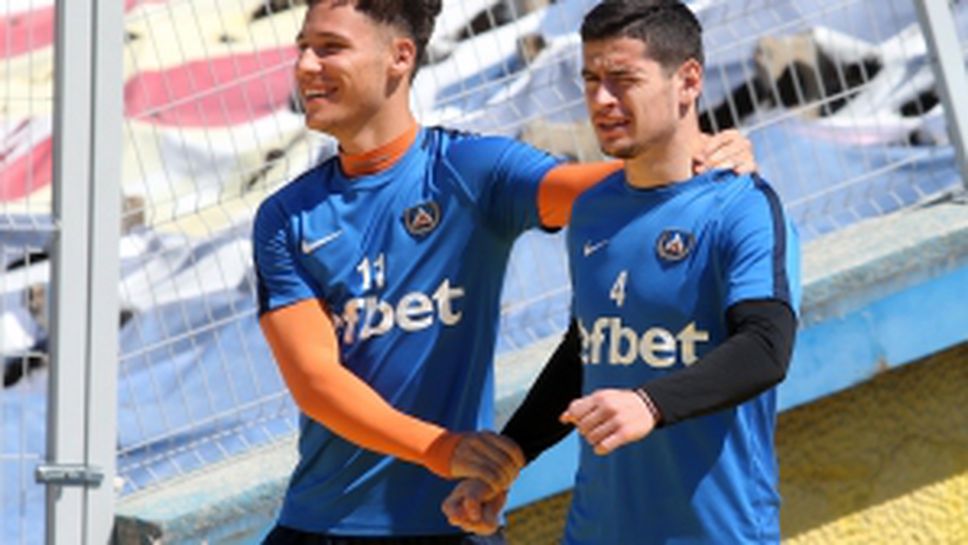 Тренировка на Левски