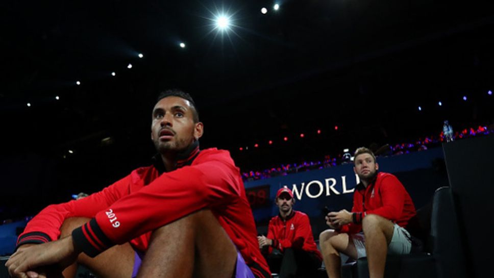 Кирьос каза "чао" на Азия