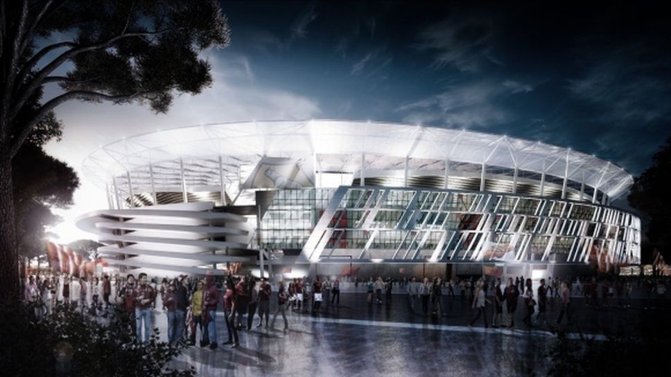 Рома започва строежа на нов стадион (снимки)