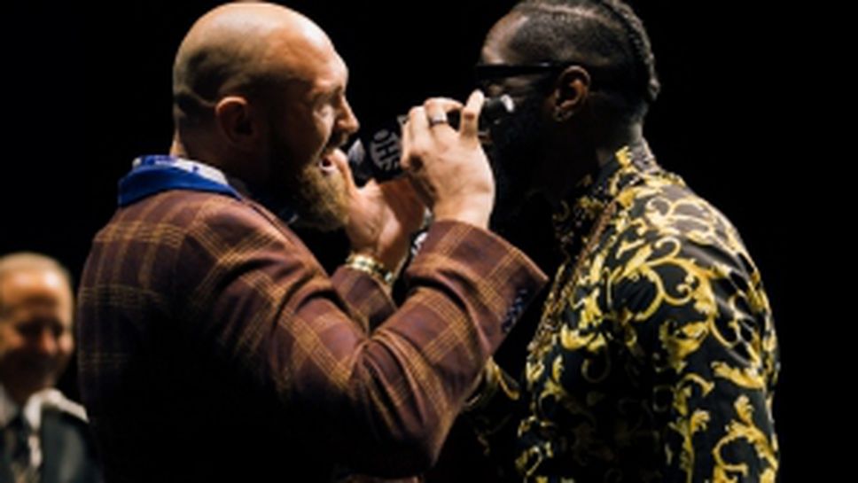 Шоуто на Тайсън Фюри и Дионтей Уайлдър в САЩ продължава