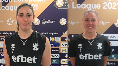 Гергана Димитрова и Лора Китипова: Целим се в купата от Златната лига (видео) 🇧🇬🏐