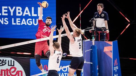 Русия даде само гейм на САЩ в Лигата на нациите (видео + снимки)🏐🇷🇺