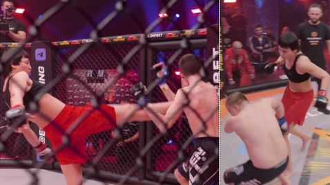 Дагестанка нокаутира двама мъже в кикбокс среща