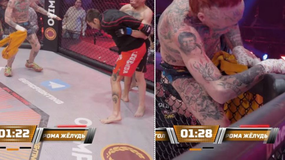 75-годишен дядо се намеси в ММА битка