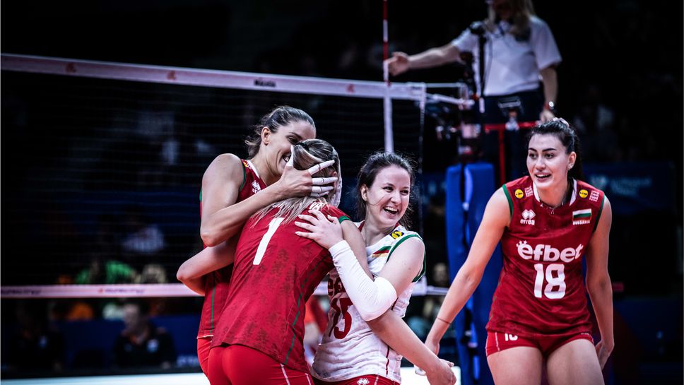 България срази Нидерландия с 3:2 и записа първа победа в Лига на нациите 🏐