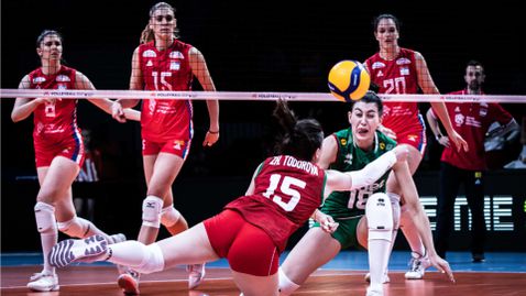 България затрудни световните шампионки от Сърбия в Лига на нациите, но не взе гейм