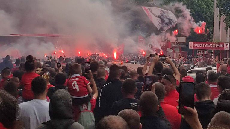 ЦСКА София получи сериозна подкрепа от своите фенове час