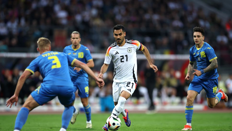 Германия 0:0 Украйна, домакините в нападение