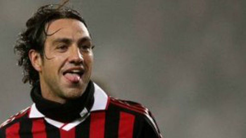 Неста в състава на Милан за Интер