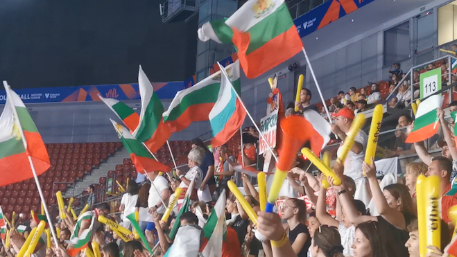 Страхотна атмосфера и в последния мач на България от Лигата на нациите в София