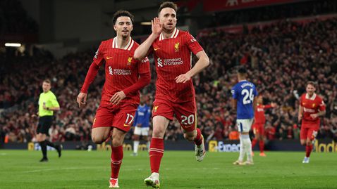  Страхотният финален гол на Жота, който донесе победа в градското дерби 