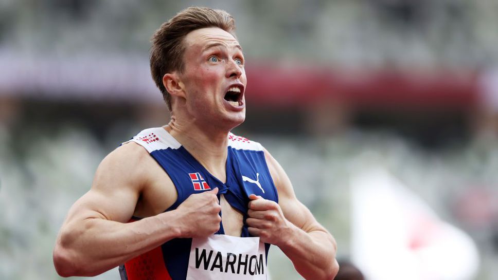 Чудовищен световен рекорд донесе олимпийска титла на Карстен Вархолм на 400 метра с препятствия