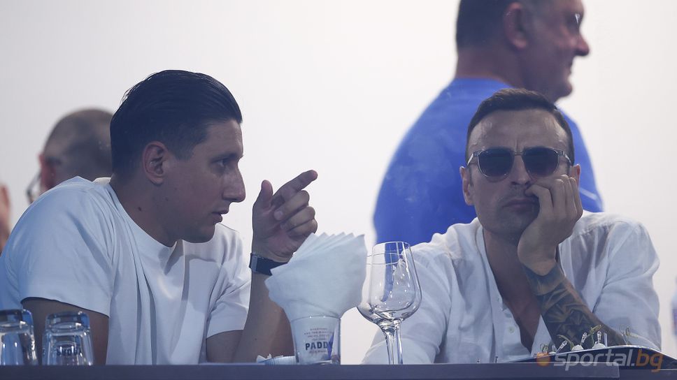 Димитър Бербатов гледа на живо сблъсъка на "Коритото"