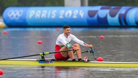 Christian Vassilev finished 14th in the Paris dinghy