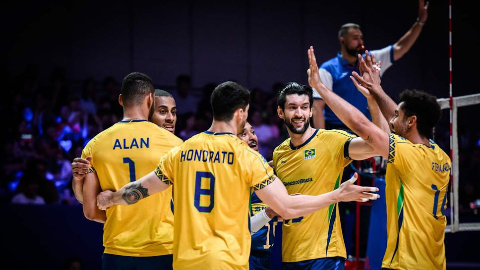 Волейболистите на Бразилия спечелиха бронзовите медали в лигата на нациите Възпитаниците