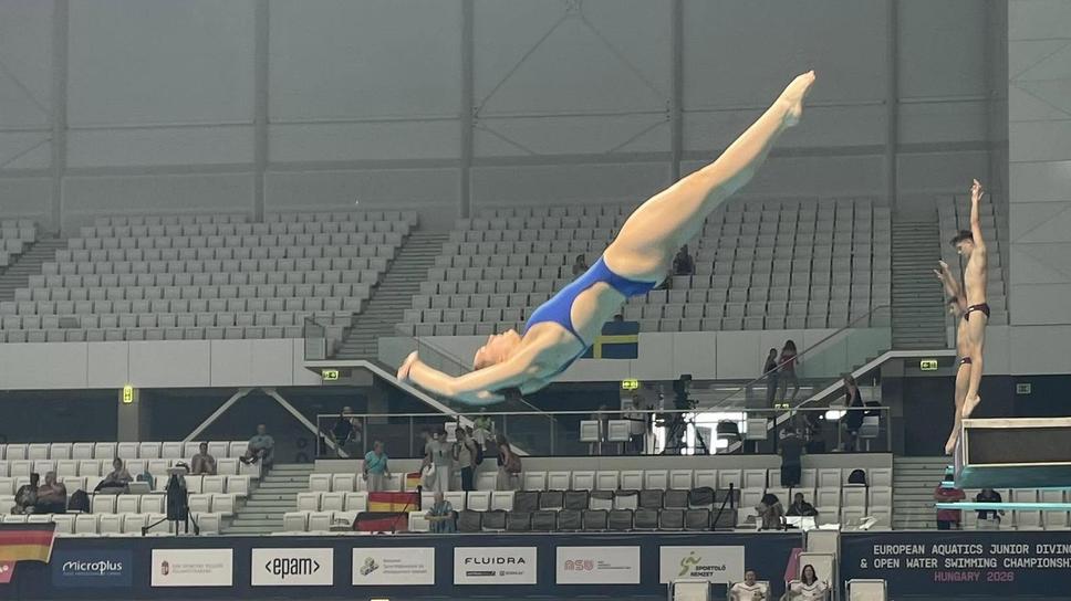 Ива Ереминова 15-а в квалификациите на скоковете на вода от 10-метрова кула на Евро 2026
