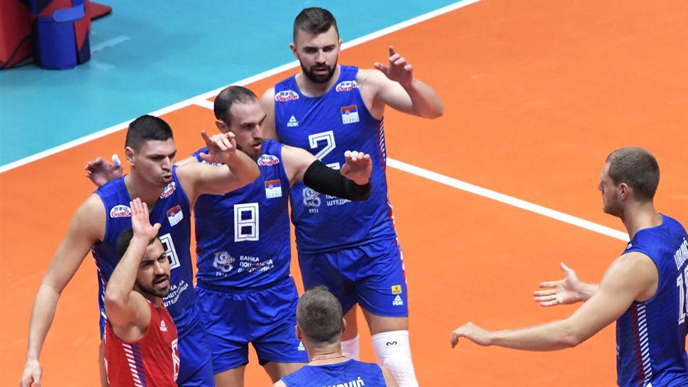 Европейският шампион Сърбия стартира с победа защитата на титлата 🏐