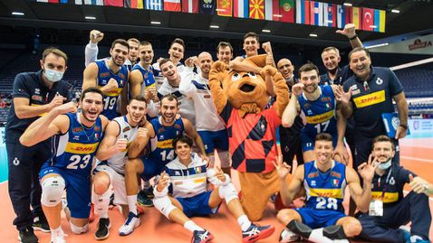 Италия разгроми Беларус на старта на Евроволей 2021