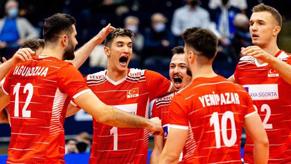 Турция с втора поредна победа на Евроволей 2021