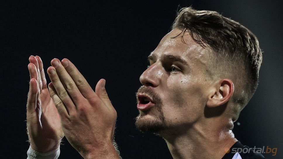 Защитникът на АрдаМартин Паскалев който вкара второто от трите попадения