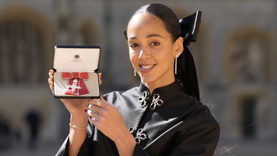 Настоящите световни шампиони Джош Кър и Катарина Джонсън Томпсън и олимпийската