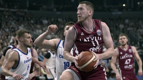 Латвия изравни рекорд по резултатност при победа над Чехия