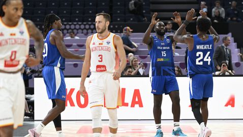 Великобритания изненада Черна гора за първа победа от 12 години на ЕвроБаскет