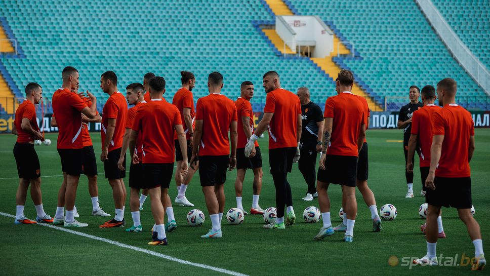 Тренировка на България