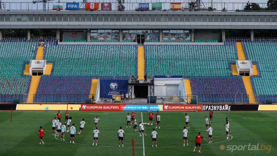 Тренировка на Испания