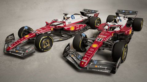 Ферари показа ретро цветовете си за Гран При на Италия