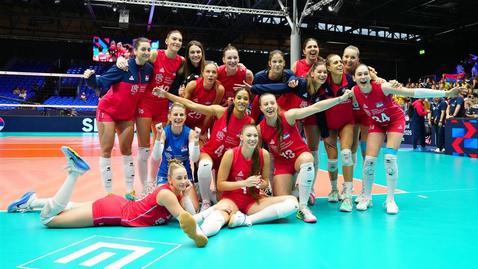 Сърбия отнесе Гърция на 1/4-финал на Евроволей 2026