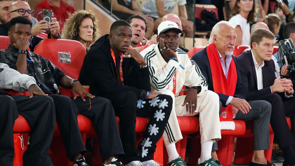 Погба блесна на трибуните на мач от Евролигата