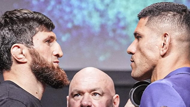 Бойците от UFC 320 застанаха лице в лице