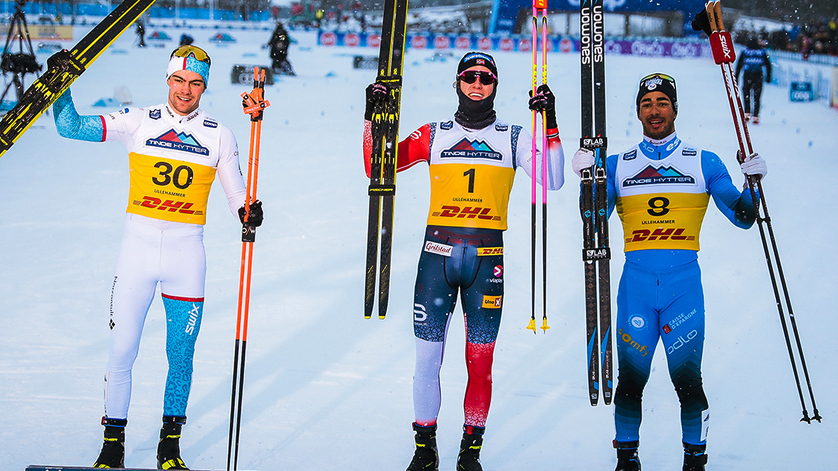 Йоханес Клаебо спечели спринта в Лилехамер и поведе в генералното класиране за Световната купа