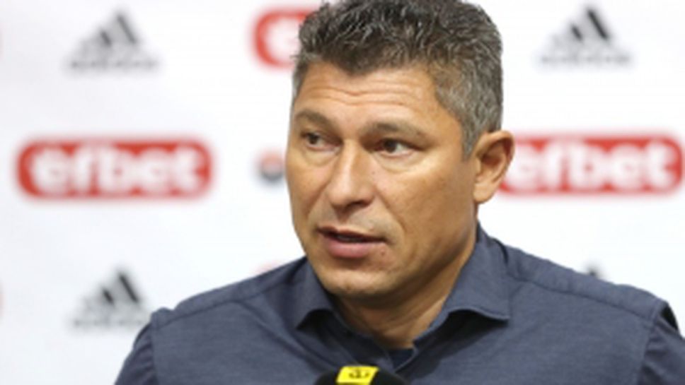 Красимир Балъков преди срещата с Берое