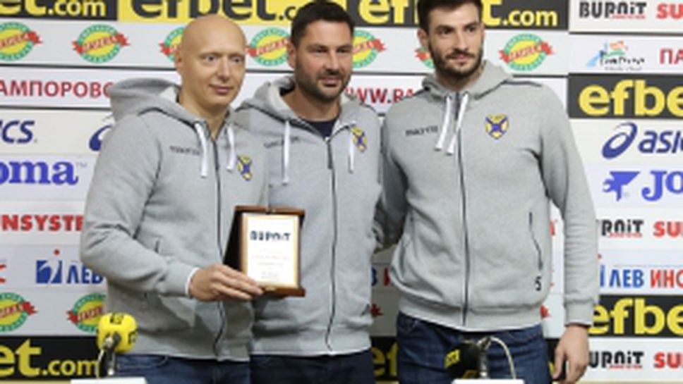 ВК "Хебър" бе избран за отбор на месеца