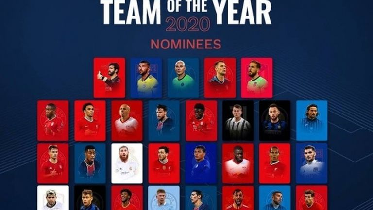 УЕФА обяви номинираните за Отбор на годината, всеки може да даде своя вот