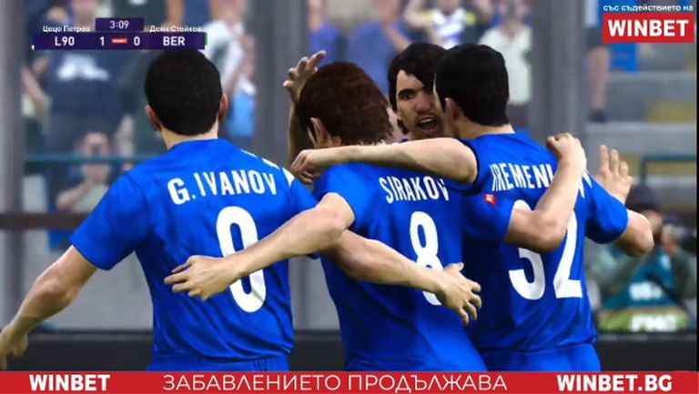 Левски е едноличен лидер в WINBET e-футбол лига след победа с 4:0 във вечното дерби