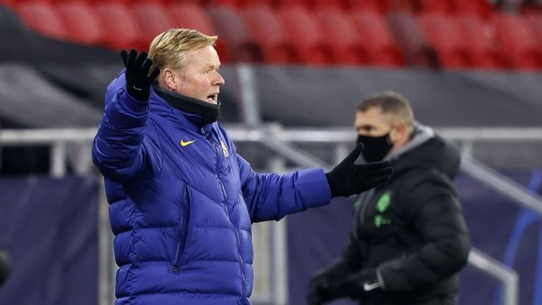 Куман щастлив от играта на Барселона