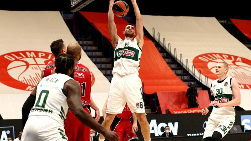 Панатинайкос преодоля пасив от 15 точки срещу Армани Милано