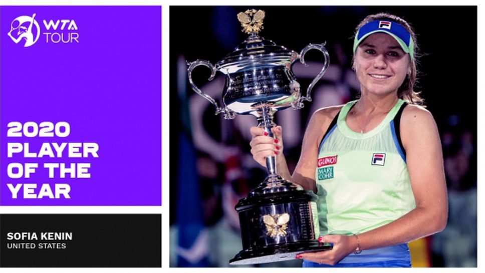 София Кенин беше избрана за №1 на WTA за 2020 година